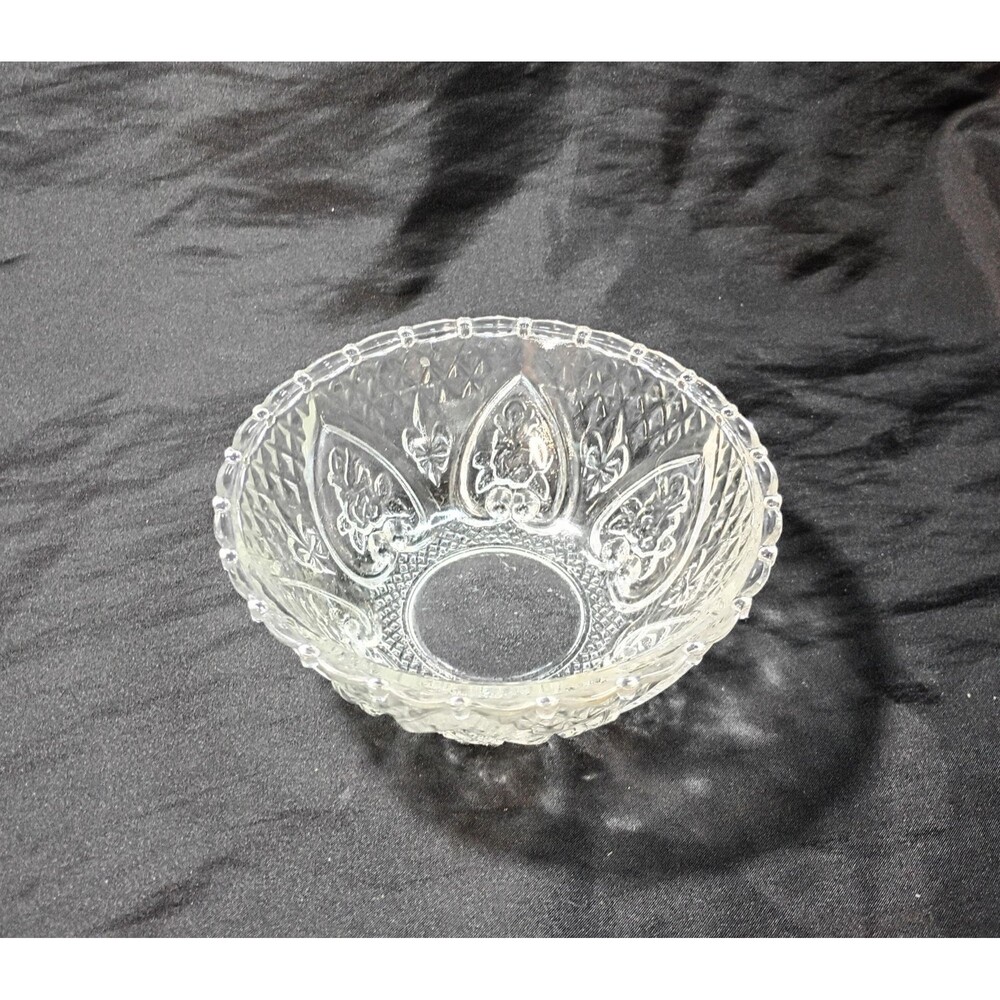Vintage KIG Hearts and Roses 5" Bowl No Lid